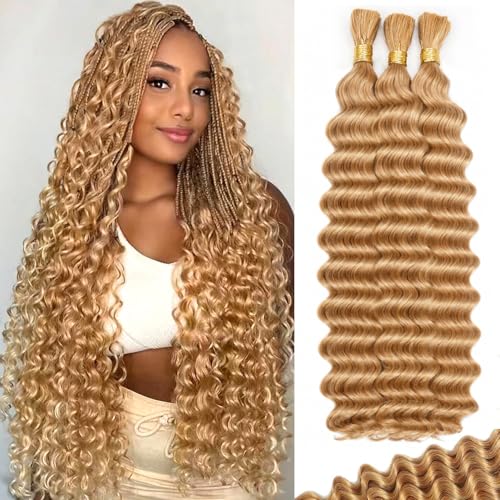 Deep Wave Human Braiding Hair for Boho Braids