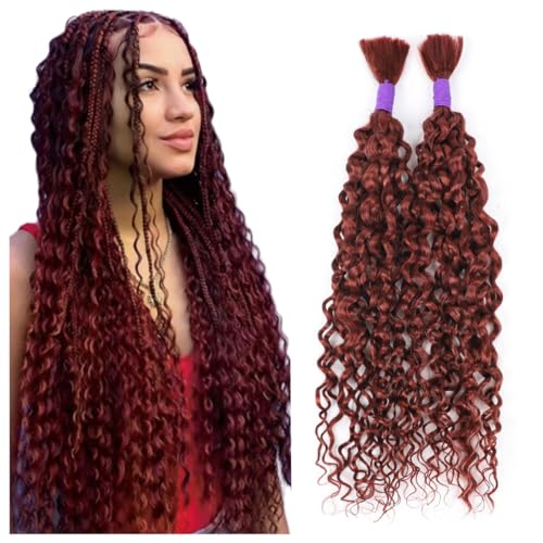 Wet and Wavy Human Braiding Hair for Boho Braids