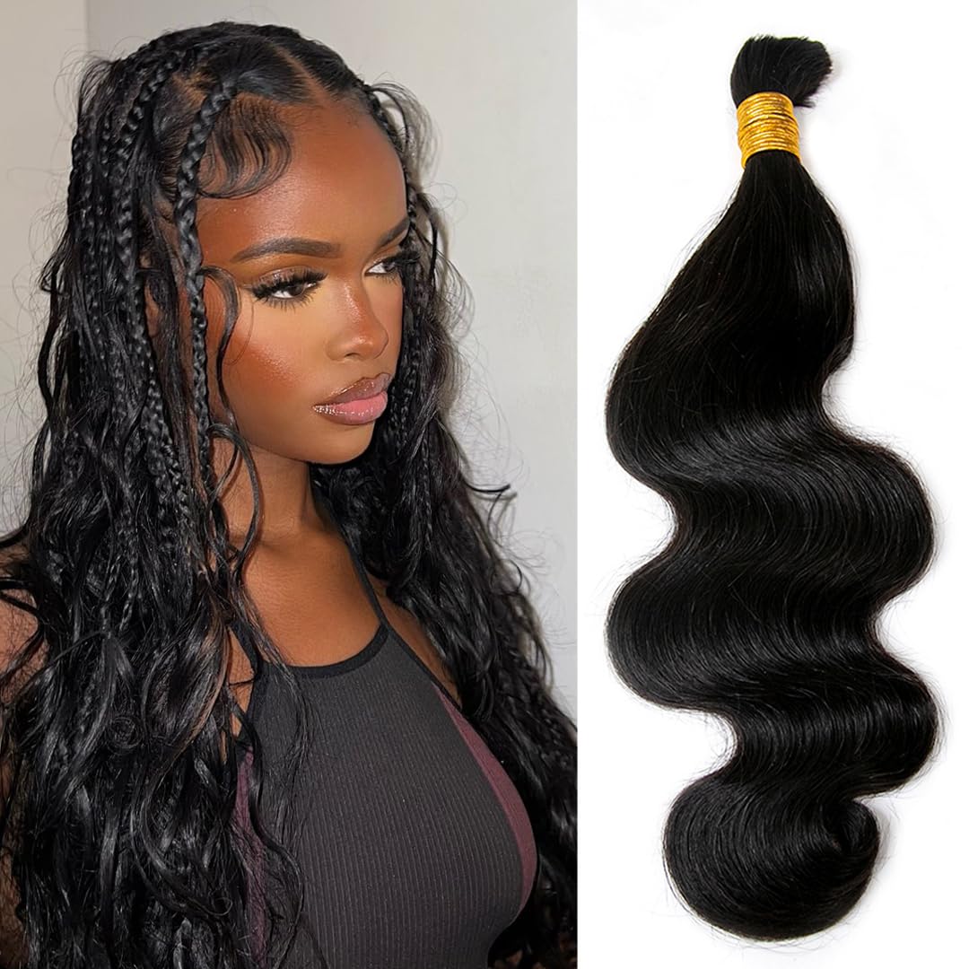 Body Wave Human Braiding Hair for Boho Braids