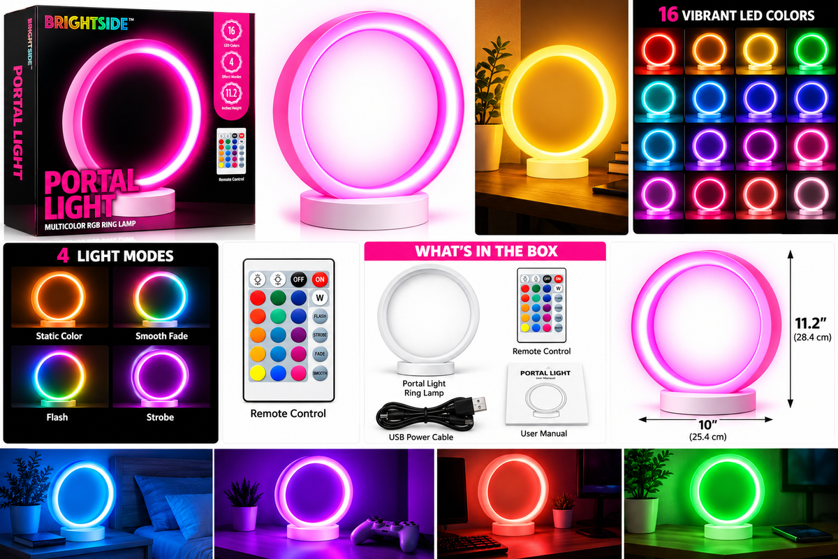 Portal Light multicolorRGB Ring Lamp